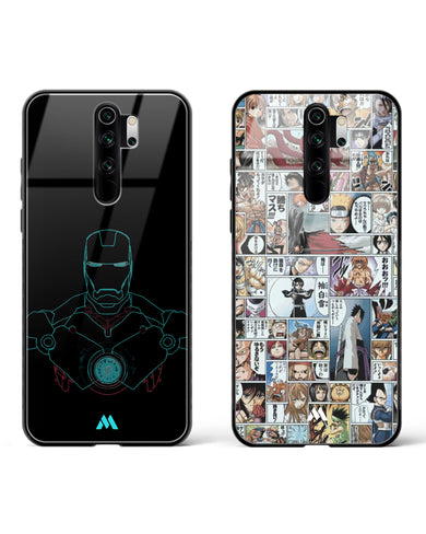 Manga Overload Arc Reactor Glass Case Phone Cover Combo-(Xiaomi)