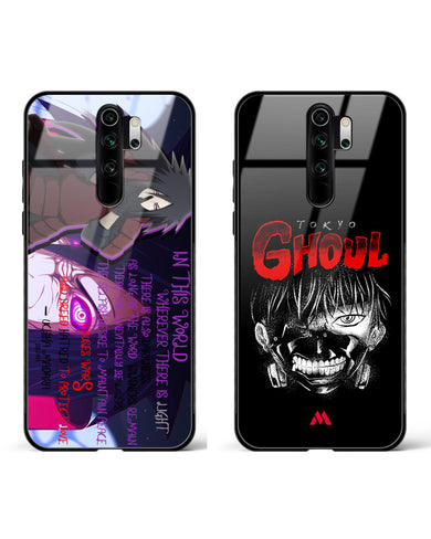 Tokyo Ghoul Sasaki Sharingan Glass Case Phone Cover Combo-(Xiaomi)