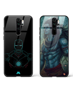 Lord Shiva Arc Reactor Glass Case Phone Cover Combo (Xiaomi)