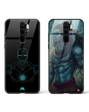 Lord Shiva Arc Reactor Glass Case Phone Cover Combo-(Xiaomi)
