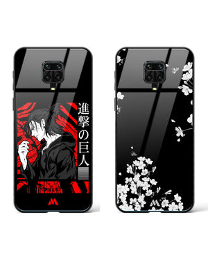 Dahlias Midnight Attack Freedom Eren Glass Case Phone Cover Combo-(Xiaomi)