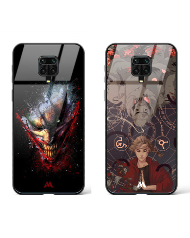 Full Metal Alchemist Joker Killing Glass Case Phone Cover Combo-(Xiaomi)