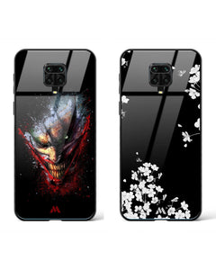 Dahlias Midnight Joker Killing Glass Case Phone Cover Combo (Xiaomi)