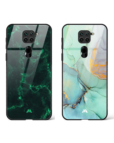 Green Marble Healing Energy Glass Case Phone Cover Combo-(Xiaomi)