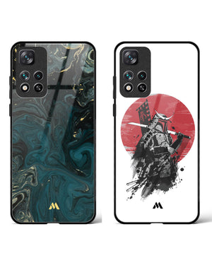 Samurai City Redis Green Glass Case Phone Cover Combo-(Xiaomi)