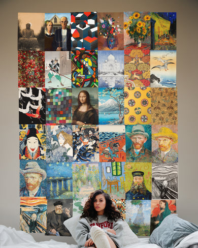 Global Art Fusion Poster Collage