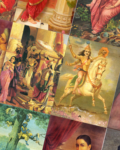 Indian Art Palette Poster-Collage