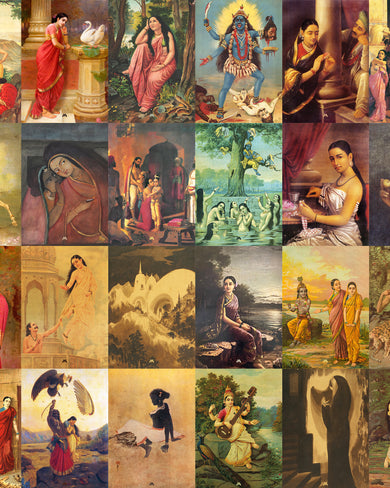 Indian Art Palette Poster-Collage