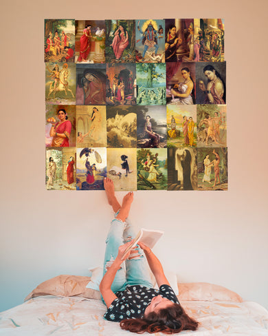 Indian Art Palette Poster-Collage