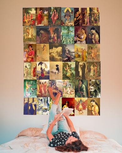 Indian Art Palette Poster-Collage