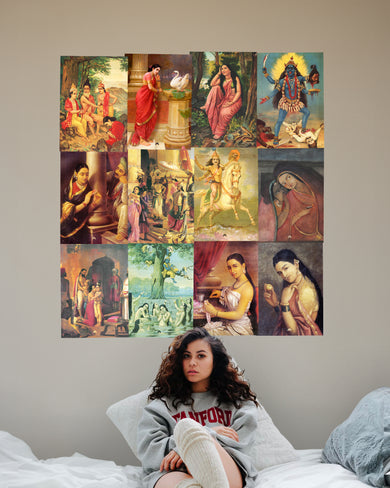 Indian Art Palette Poster-Collage