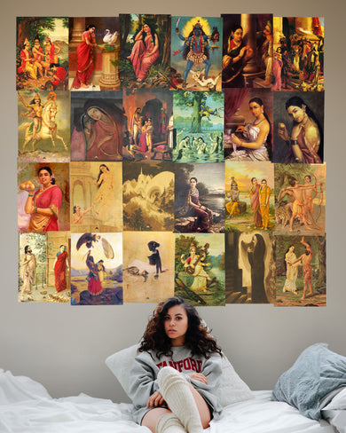 Indian Art Palette Poster-Collage