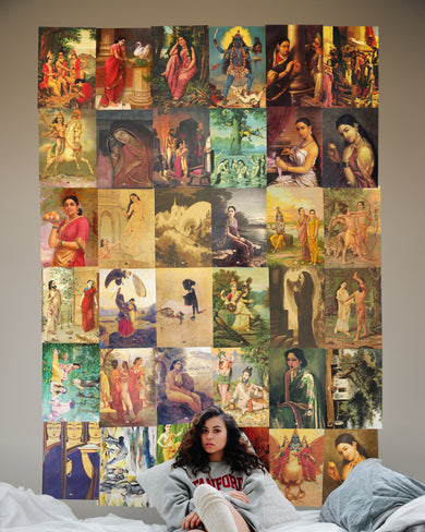 Indian Art Palette Poster-Collage