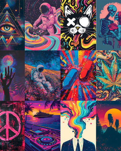 Trippy Tones [BREATHE] Poster-Collage