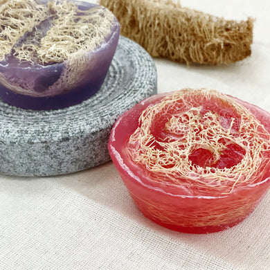 Peppermint & Lavender Loofah Soap Combo from Allured by Nature