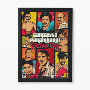 Sarpatta Parambarai-Madras City Art-Poster