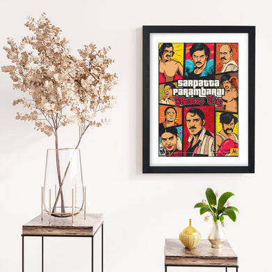 Sarpatta Parambarai-Madras City Art-Poster