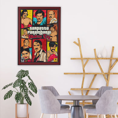 Sarpatta Parambarai-Madras City Art-Poster