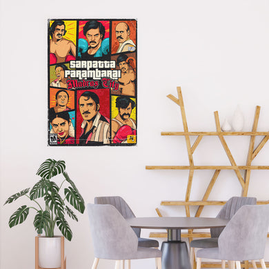 Sarpatta Parambarai-Madras City Art-Poster