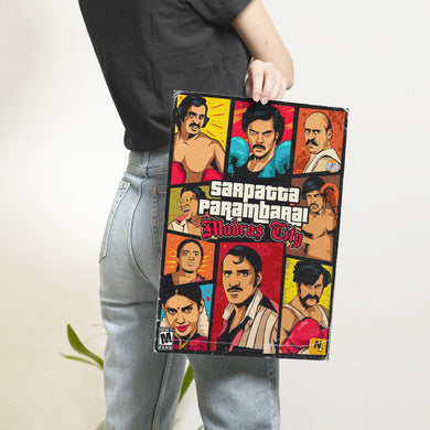 Sarpatta Parambarai-Madras City Art-Poster