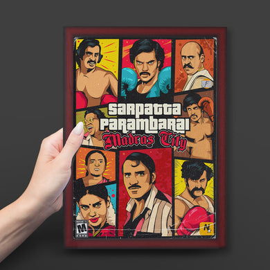 Sarpatta Parambarai-Madras City Art-Poster