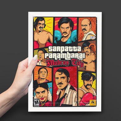 Sarpatta Parambarai-Madras City Art-Poster