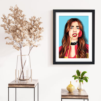 Dua Lipa Art-Poster