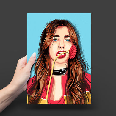 Dua Lipa Art-Poster