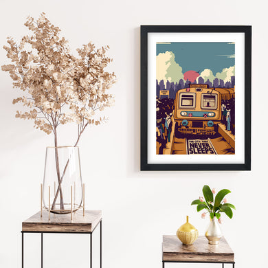 The City That Never Sleeps Art-Poster