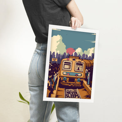 The City That Never Sleeps Art-Poster