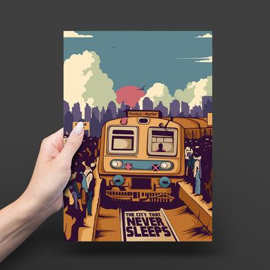The City That Never Sleeps Art-Poster