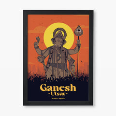 Ganesh Utsav Art Poster