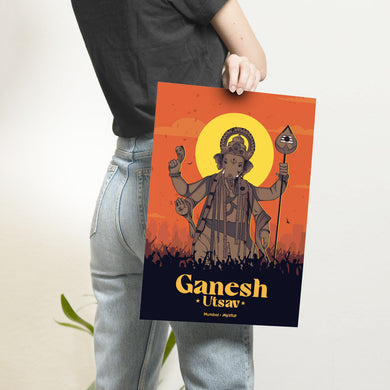 Ganesh Utsav Art-Poster