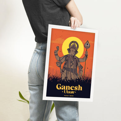 Ganesh Utsav Art-Poster