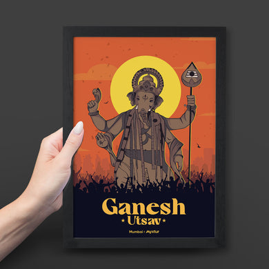 Ganesh Utsav Art-Poster