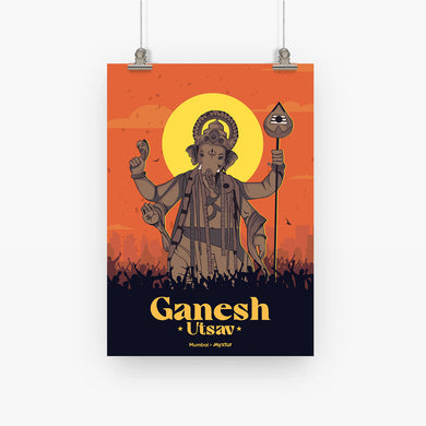 Ganesh Utsav Art-Poster