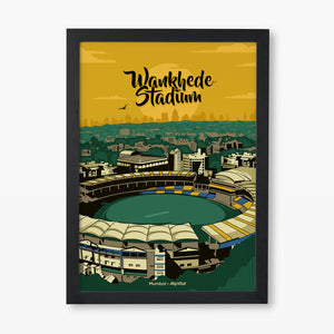 Wankhede Stadium Art Poster