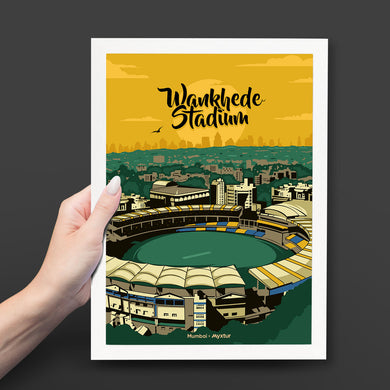 Wankhede Stadium Art-Poster