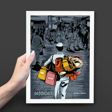 Land Of The Dabbawala Art-Poster