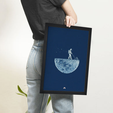 Moonscaping Art Poster
