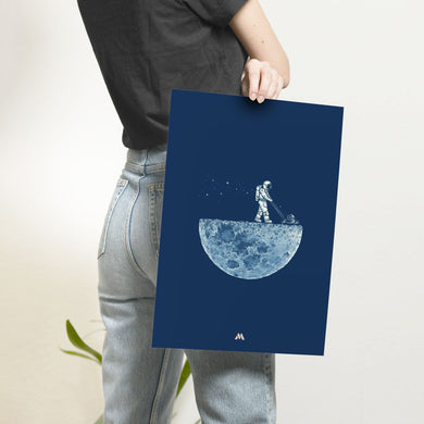 Moonscaping Art-Poster