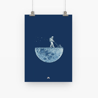 Moonscaping Art-Poster