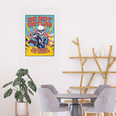 Saving The World Art-Poster