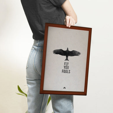 LOTR Fly You Fools Art-Poster
