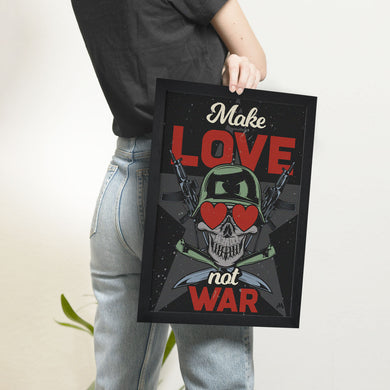 Love Not War Art Poster