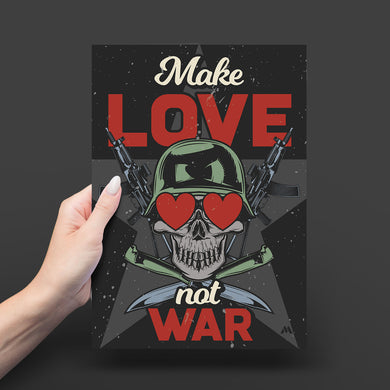 Love Not War Art-Poster