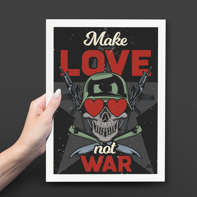 Love Not War Art-Poster