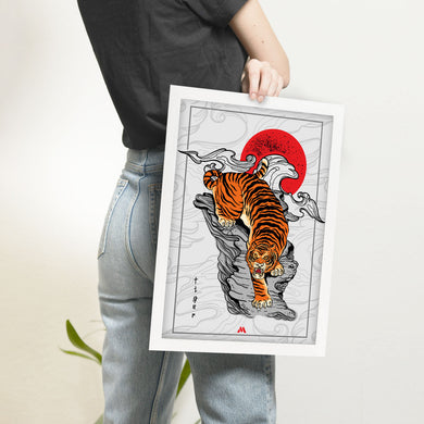 Crouching Tiger Art-Poster