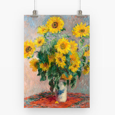 Bouquet of Sunflowers [Claude Monet] Art-Poster