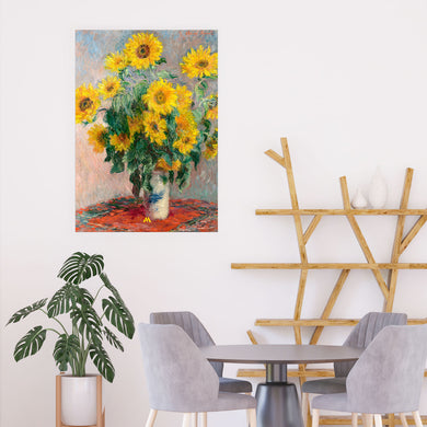Bouquet of Sunflowers [Claude Monet] Art-Poster